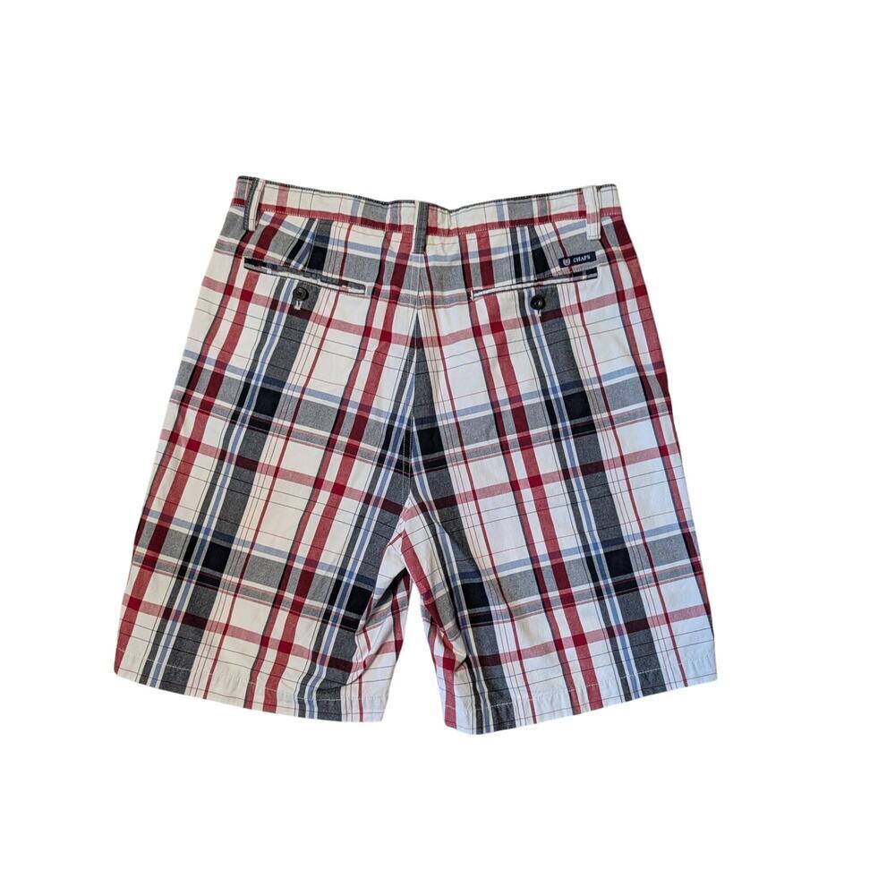 CHAPS Mens Shorts, 34, Patriotic Red, White & Blue Plaid; 4th of July; Cotton - Picture 2 of 9